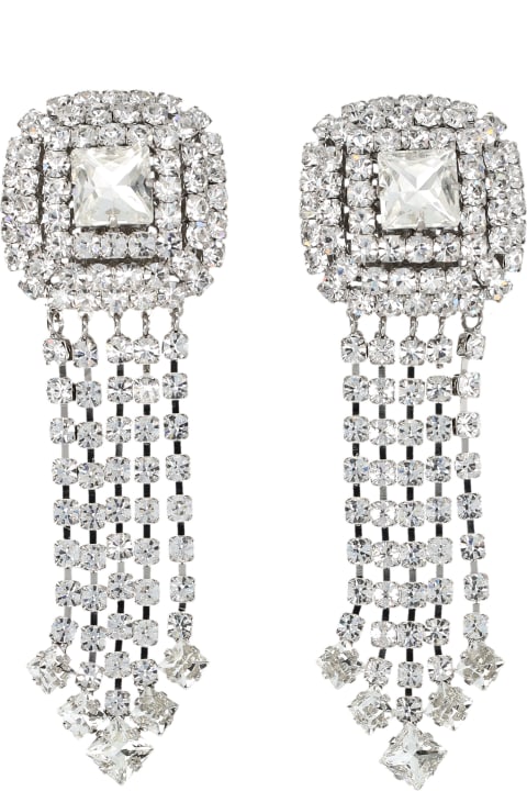 Alessandra Rich Earrings for Women Alessandra Rich Earring Square Crystal