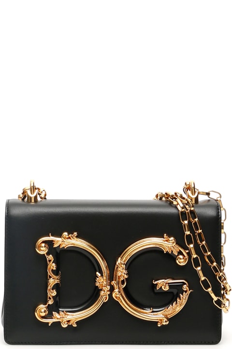 ウィメンズ新着アイテム Dolce & Gabbana Nappa Leather Dg Girls Bag