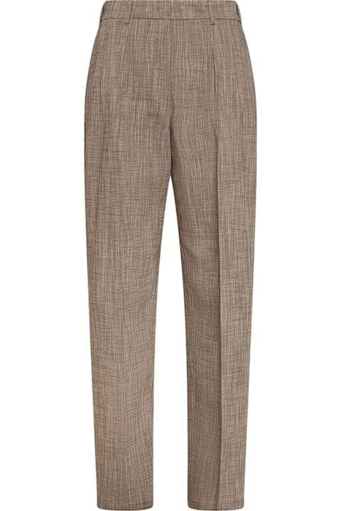 Seventy Clothing for Women Seventy Seventy Trousers Brown