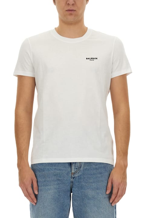 Balmain Topwear for Men Balmain Mini Logo T-shirt