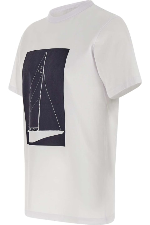 メンズ新着アイテム Woolrich "boat" Cotton T-shirt