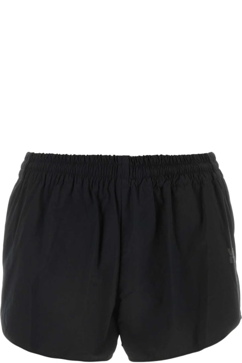 T by Alexander Wang for Men T by Alexander Wang Black Polyester Blend Shorts