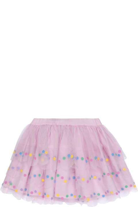 Bottoms for Girls Stella McCartney Kids Confetti Polka Dot Skirt