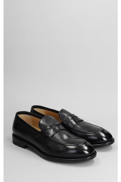 メンズ Henderson Baraccoのシューズ Henderson Baracco Loafers In Black Leather