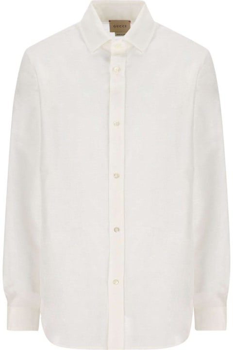 Gucci for Boys Gucci Buttoned Long-sleeved Shirt