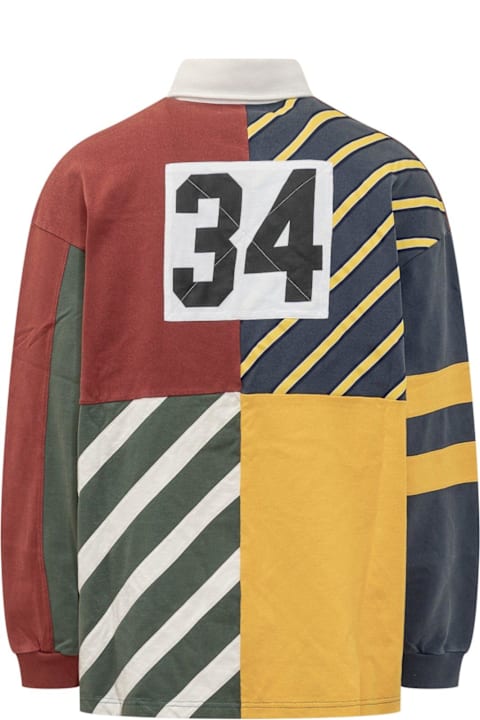 AMBUSH for Men AMBUSH Patchwork Rugby Shirt