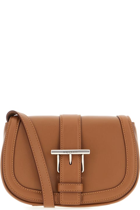 Alexander McQueen for Women Alexander McQueen Chocolate Leather Crossbody Bag