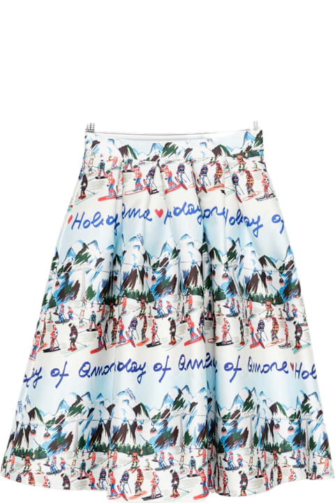 Alessandro Enriquez for Men Alessandro Enriquez Printed Midi Skirt