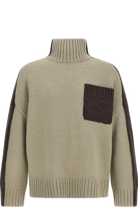 Homeware J.W. Anderson 'two Tone Patch Pocket' Sweater