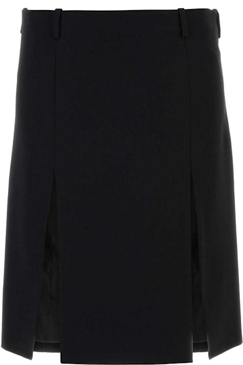 The Attico Skirts for Women The Attico Black Wool Skirt