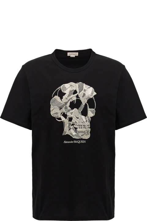 Topwear for Men Alexander McQueen Embroidery T-shirt