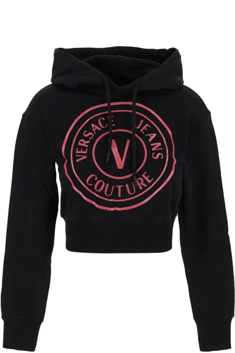 Fleeces & Tracksuits for Women Versace Jeans Couture Logo Hoodie
