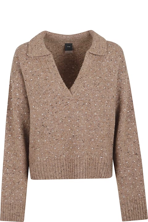Pinko Nibani Polo Boucle Bottonato F