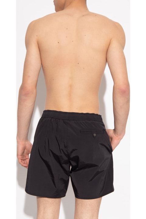 Giorgio Armani Pants for Men Giorgio Armani Drawstringed Swim Shorts