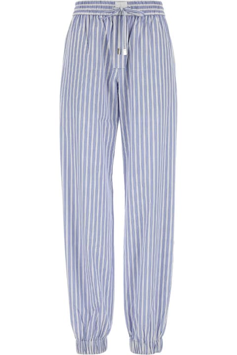 سترات صوف وبدل رياضية لـ السيدات The Attico Embroidered Poplin Pant
