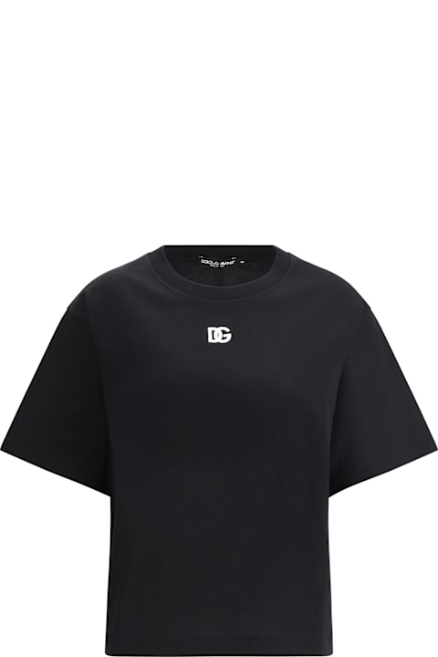 Dolce & Gabbana ملابس علوية لـ السيدات Dolce & Gabbana Logoed T-shirt
