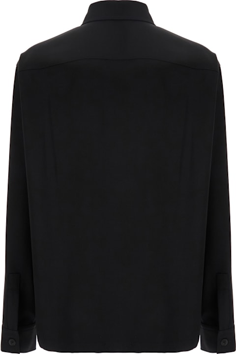 Balmain Shirts for Men Balmain Shirt In Black Wool
