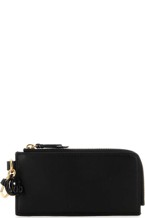 Gucci Black Leather Card Holder