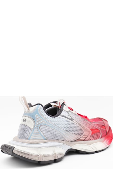 Balenciaga Shoes for Men Balenciaga White Grey Red 3xl Toe Spray Sneakers