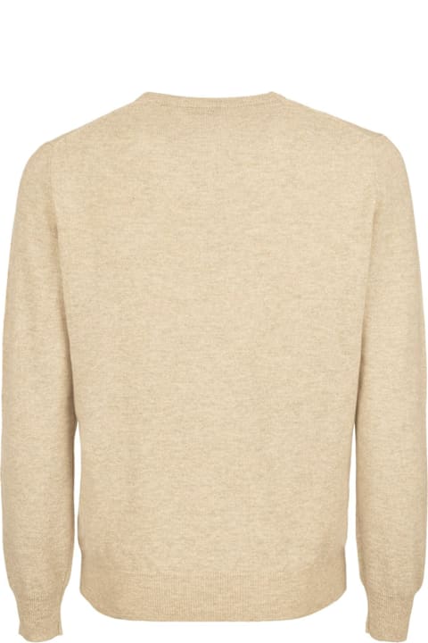 Kangra for Men Kangra Beige Wool And Cashmere Sweater Kangra