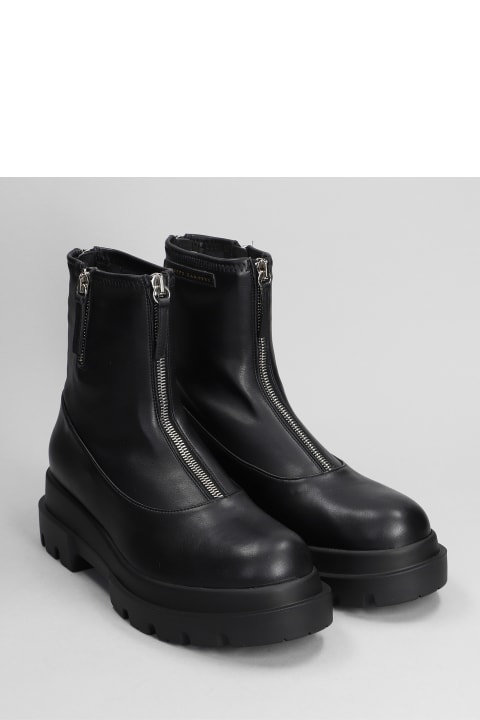 Giuseppe Zanotti Boots for Women Giuseppe Zanotti Combat Boots In Black Leather