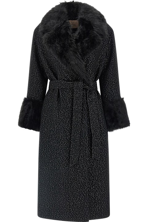 TwinSet for Kids TwinSet Lamé Thread Coat