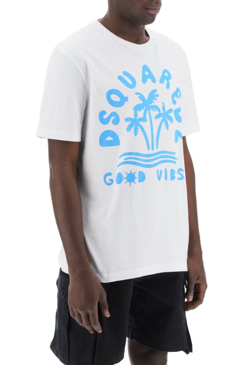Dsquared2 Sale for Men Dsquared2 T-shirt With Logo Print