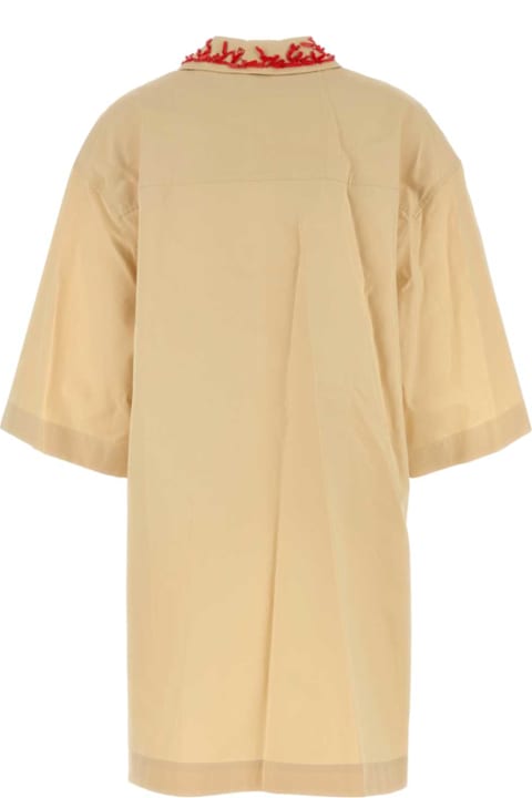 أدوات منزلية Fendi Pastel Yellow Poplin Dress
