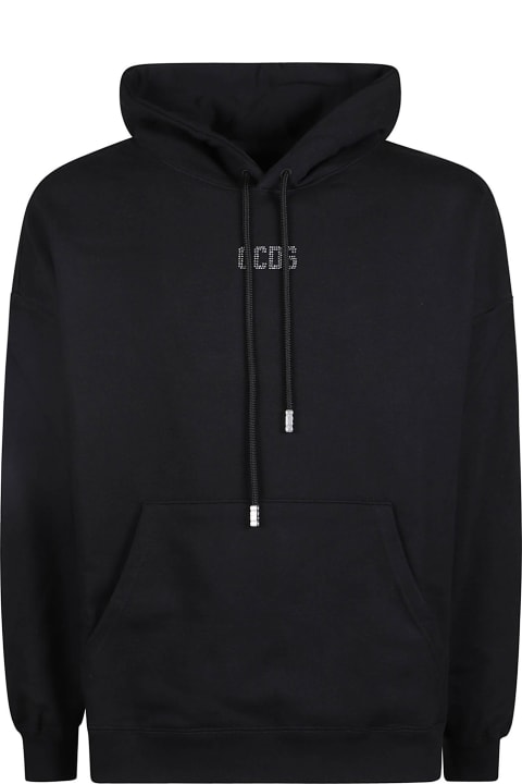 GCDS Fleeces & Tracksuits for Women GCDS Bling Logo Hoodie