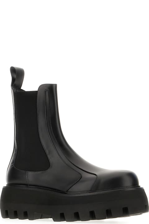 Alexander McQueen Boots for Men Alexander McQueen Black Leather Ankle Boots