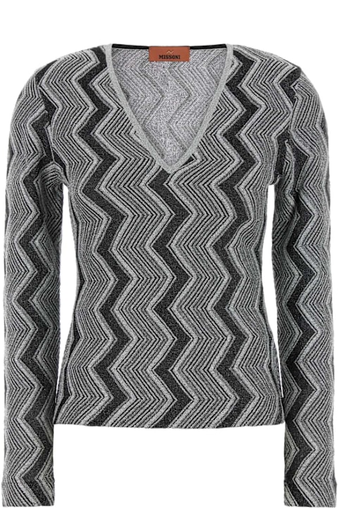 Missoni for Women Missoni Embroidered Viscose Blend Sweater