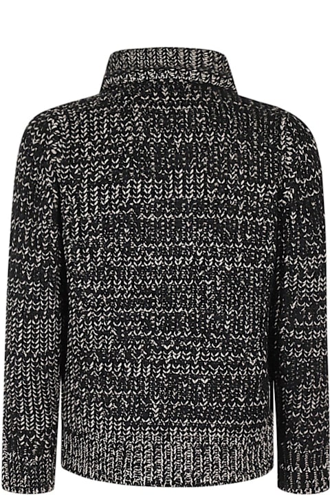 Roberto Collina for Men Roberto Collina Zipped Chunky Knitted Cardigan