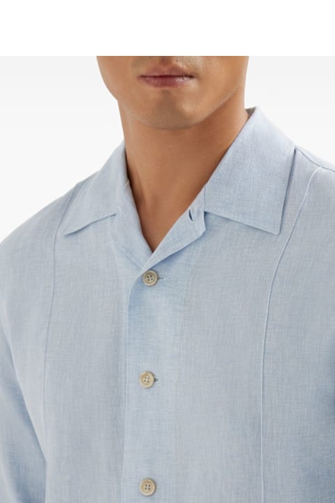 Homeware Brunello Cucinelli Linen And Cotton Blend Shirt