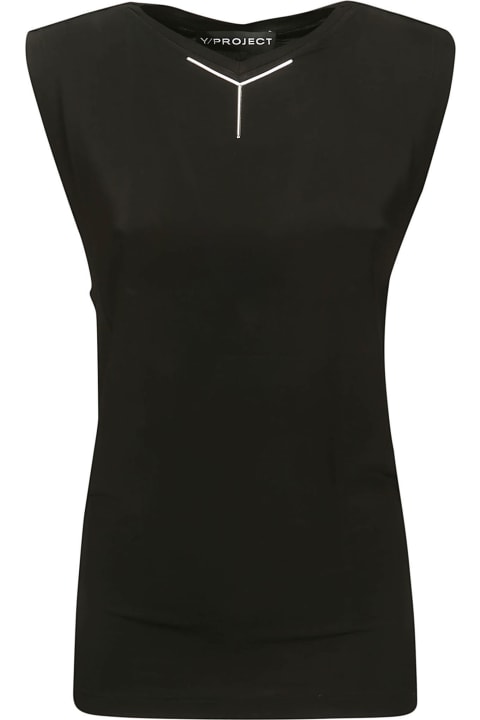 Y/Project Topwear for Women Y/Project Y Chrome Tank Top