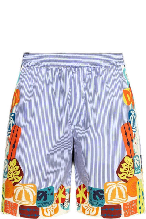 Dsquared2 for Men Dsquared2 Summer Lovers Pinstriped Boxer Shorts