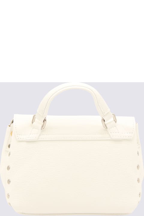 メンズ新着アイテム Zanellato White Leather Postina S Top Handle Bag