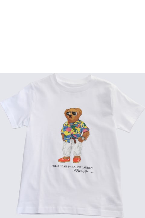 Fashion for Kids Ralph Lauren White Multicolour Cotton T-shirt