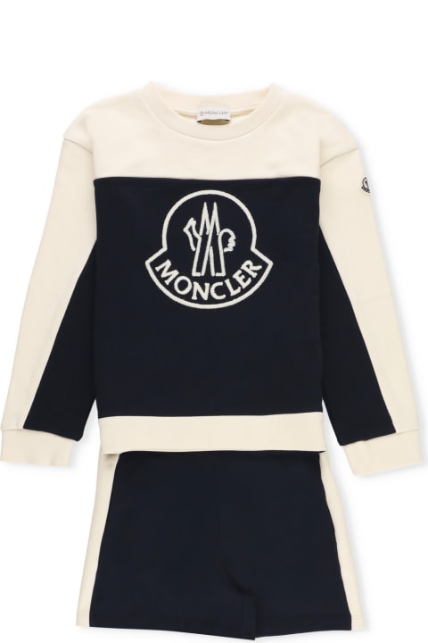 Moncler Jumpsuits for Boys Moncler Cotton Two-piece Jumpsuit