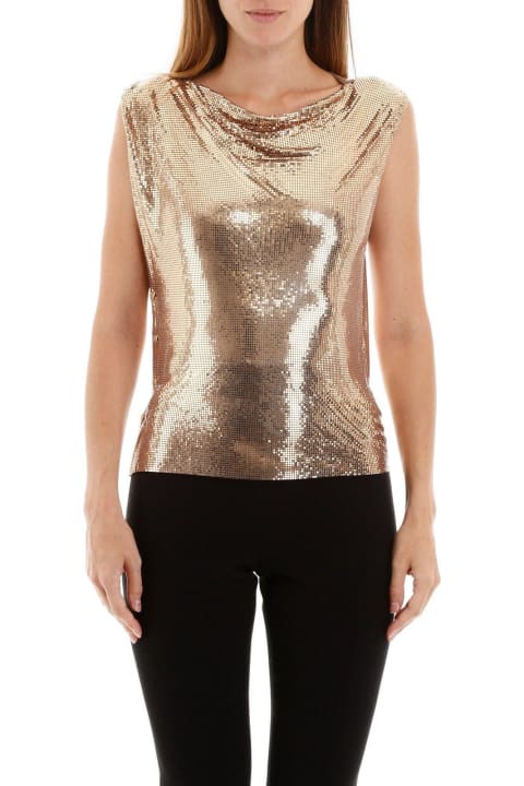 Paco Rabanne Topwear for Women Paco Rabanne Sleeveless Chainmail Top