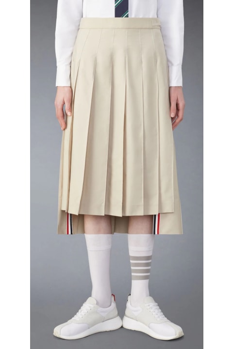 Thom Browne for Women Thom Browne Back Pleated Skirt