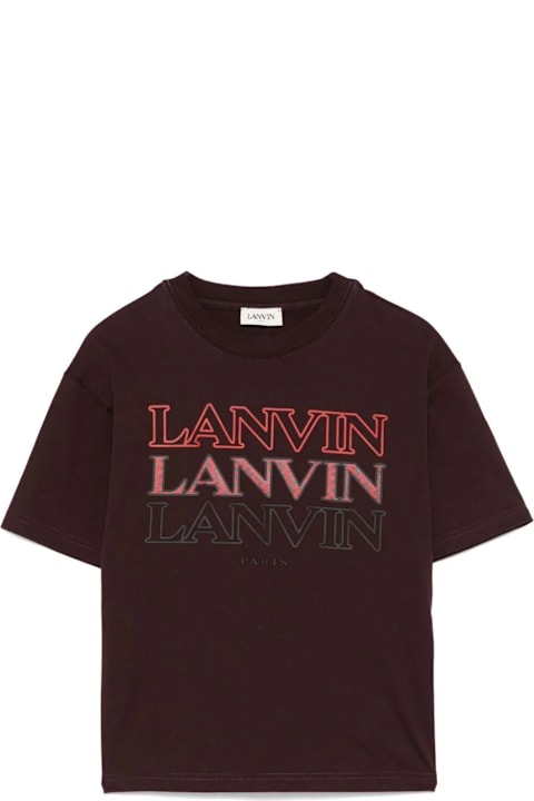 Lanvin T-Shirts & Polo Shirts for Boys Lanvin T-shirt Con Logo