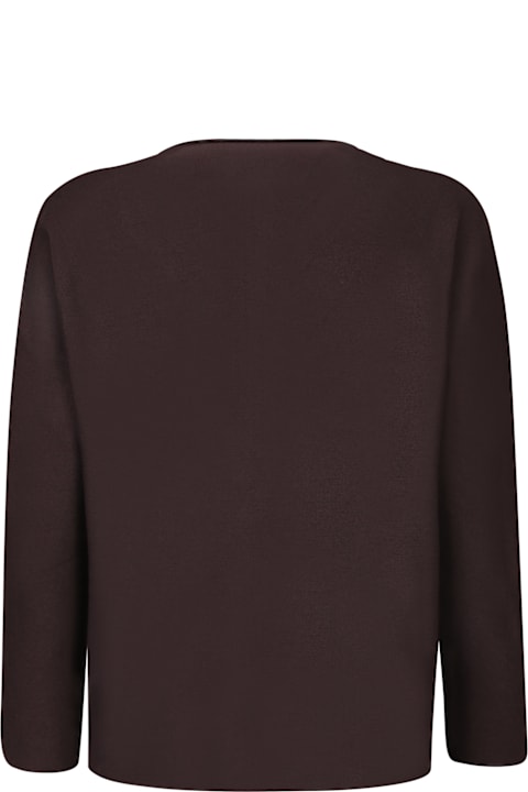 Lardini Sweaters for Men Lardini Brown Wool Silk Cardigan