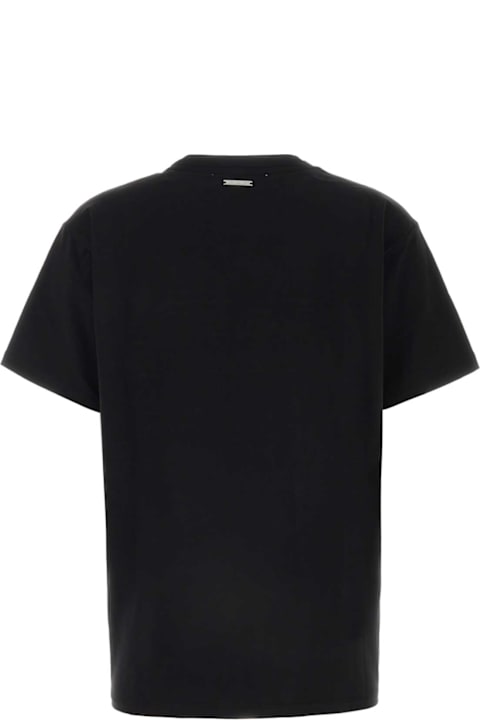 Michael Kors ملابس علوية لـ السيدات Michael Kors Black Stretch Cotton T-shirt