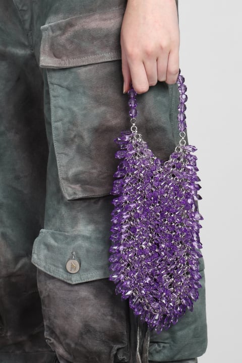 Hand Bag In Viola Metal Alloy