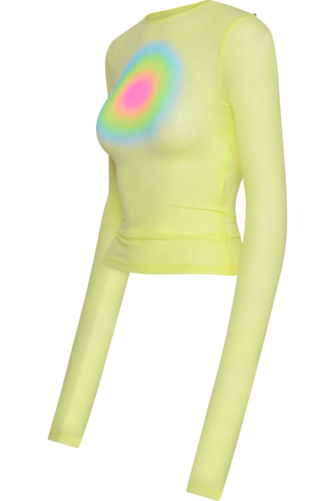 Fashion for Women SportMax Yellow Polyamide Blend Terry Sweater