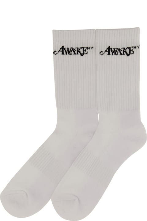 Underwear for Men Awake NY Socks With Logo