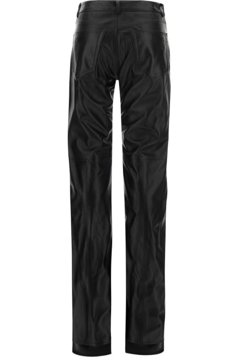 Pants & Shorts for Women The Attico Black Leather Pants