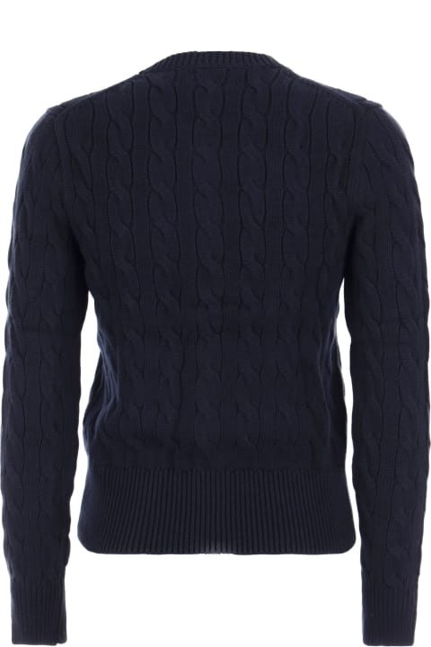 Polo Ralph Lauren Sweaters for Women Polo Ralph Lauren Navy Cotton Cardigan