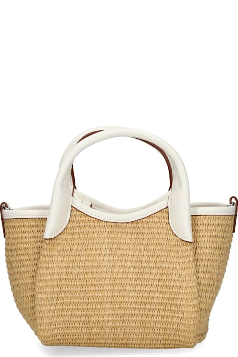 Homeware Emporio Armani Small Straw Tote Bag