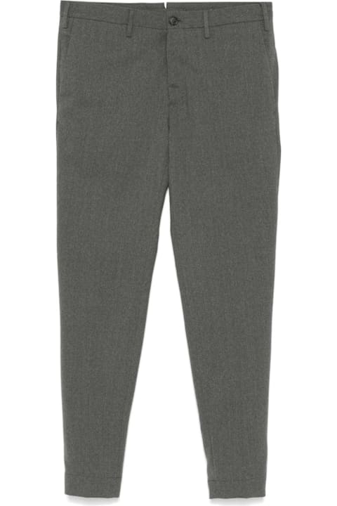 Incotex Pants for Men Incotex Grey Wool Blend Trousers